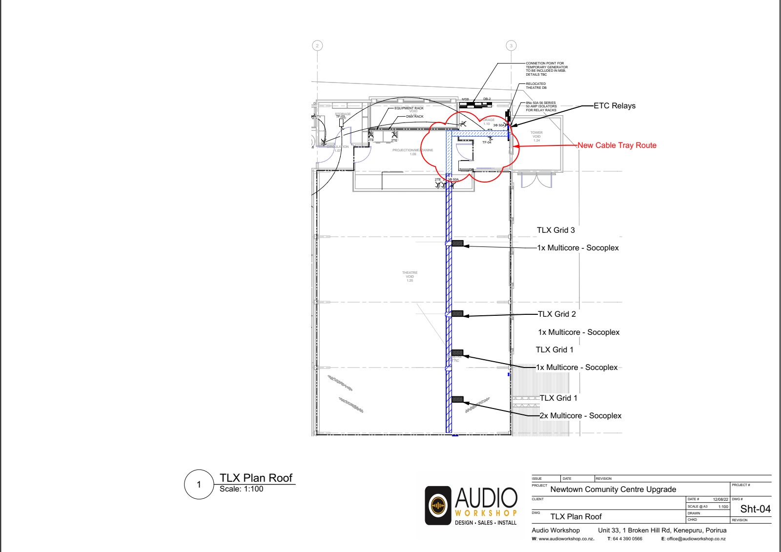 Nccc Layout AV Design & Installation Wellington | Audio Workshop